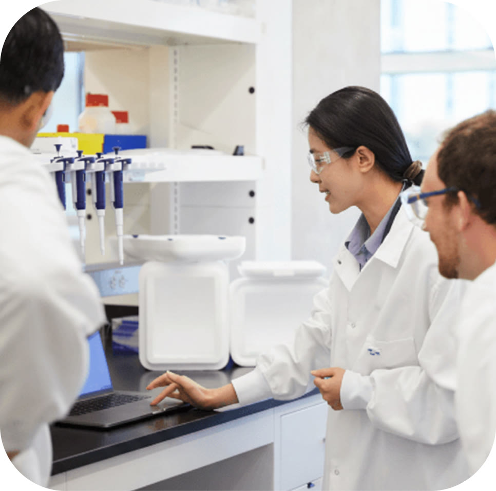 Scientists at work